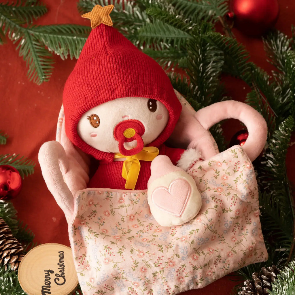 Personalized Christmas Baby Girl - Large Size Doll For Playtime