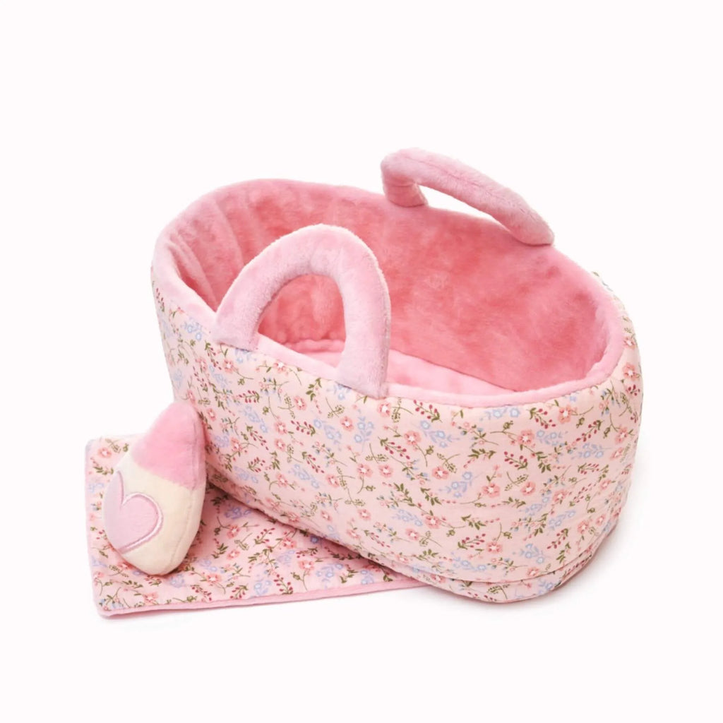 9 inches Baby Girl Crib Playset - Display Ready Doll Collection