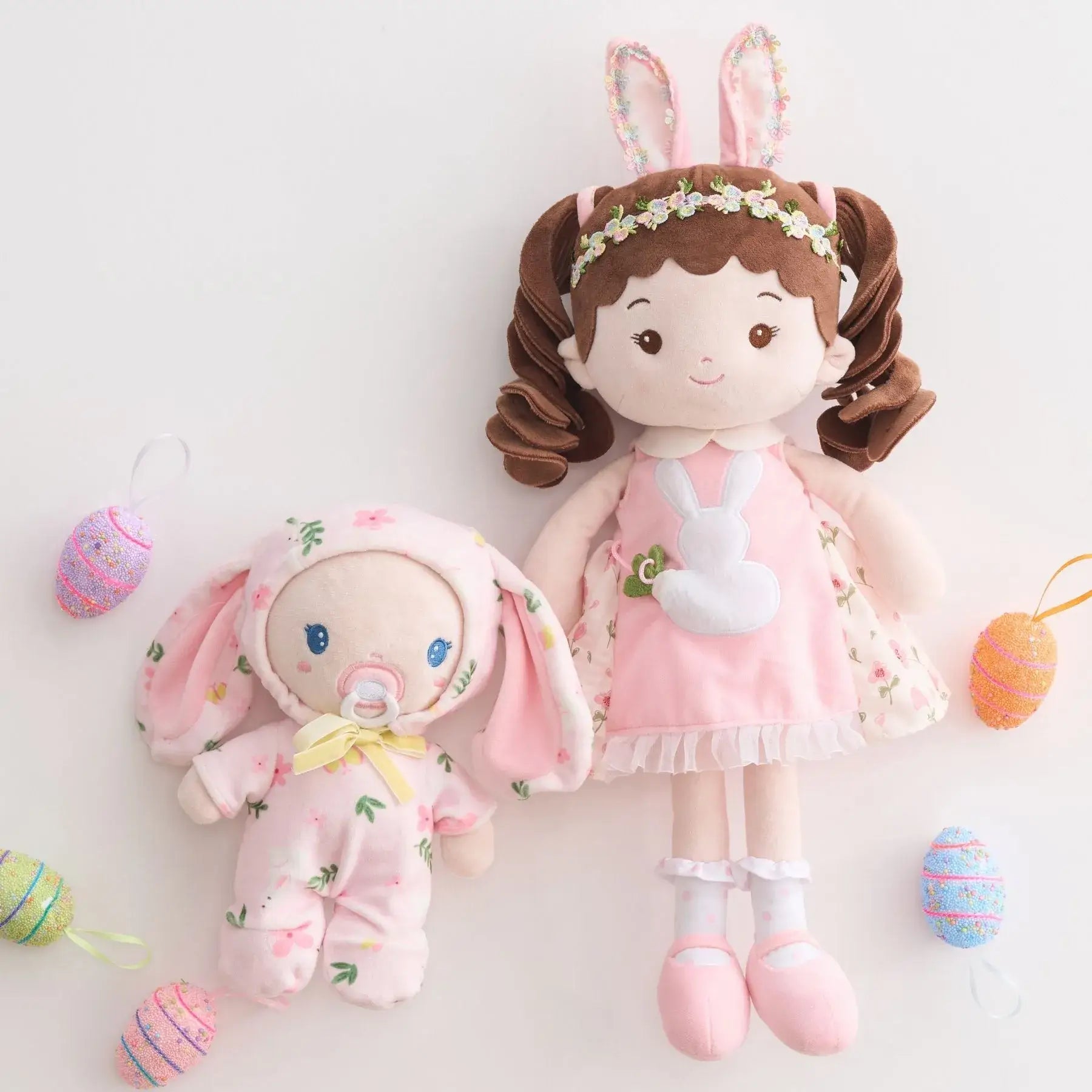 Personalized Bunny Girl - Cozy Dress Up Doll