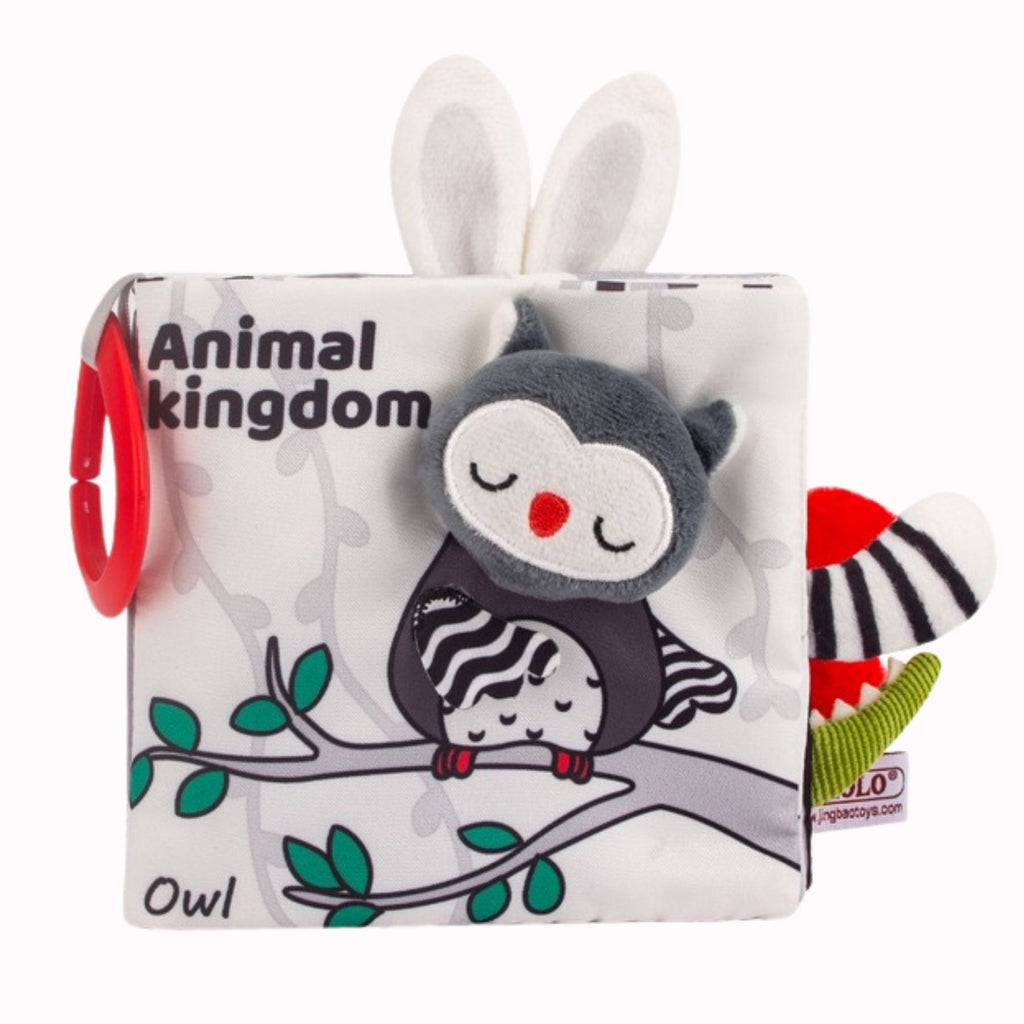 Animal Kingdom - Black&White Soft Tail Book For Babies - Everyday Doll Collection