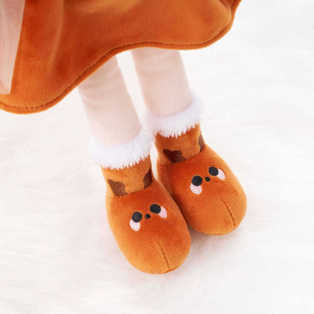 Personalized Reindeer Girl - Charming Doll Clothes Set