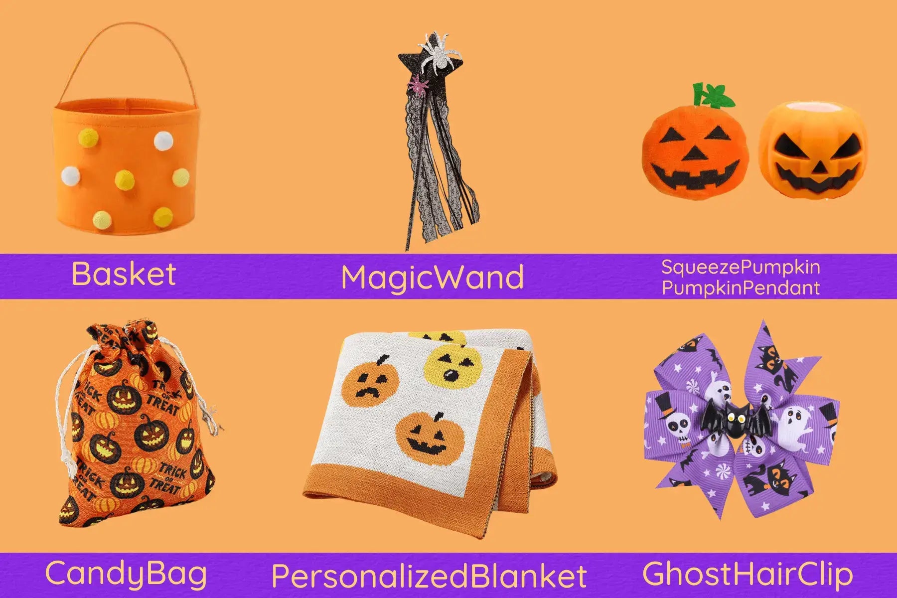 Personalized Halloween Basket - Limited Edition - Cute Doll With Accessories