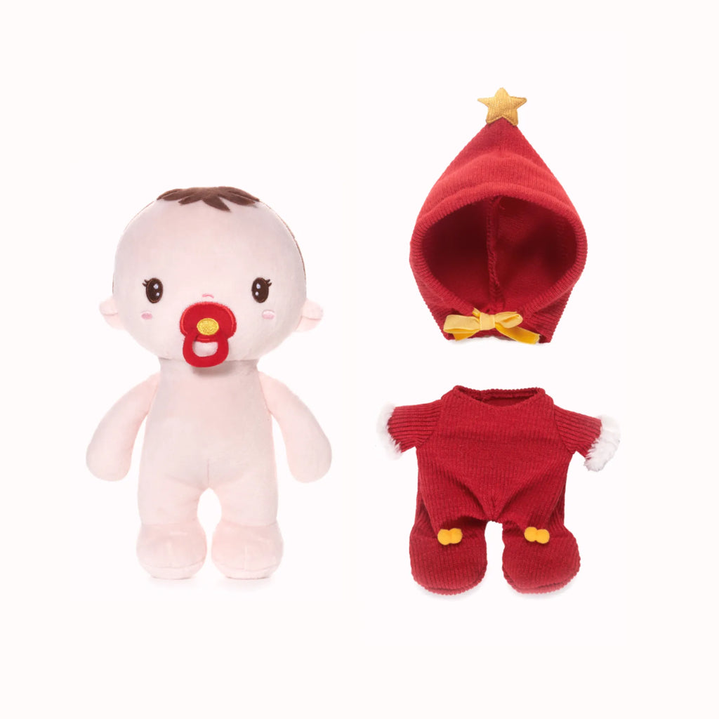 Personalized Christmas Baby Girl - Large Size Doll For Playtime