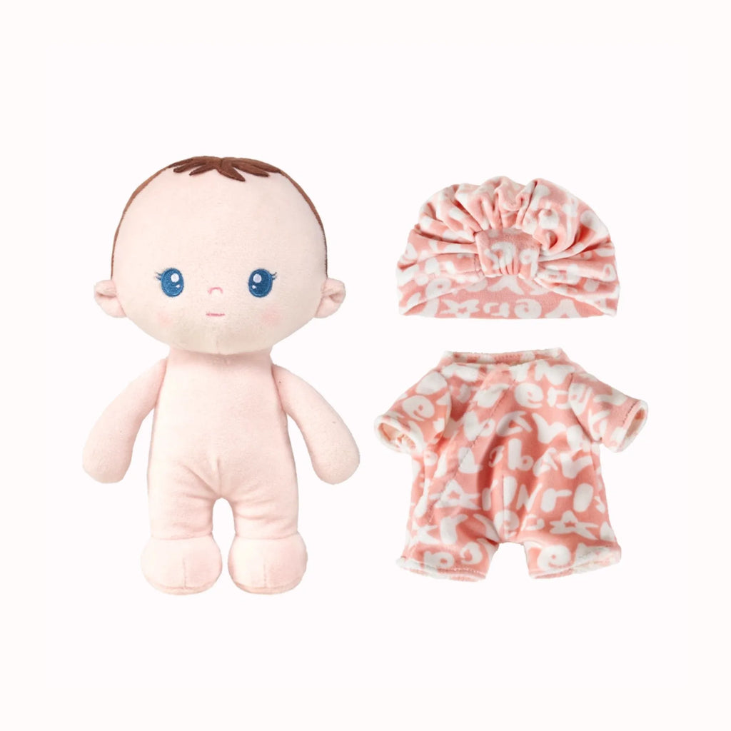 Personalized Lulu Baby Girl - Gentle Doll With Accessories