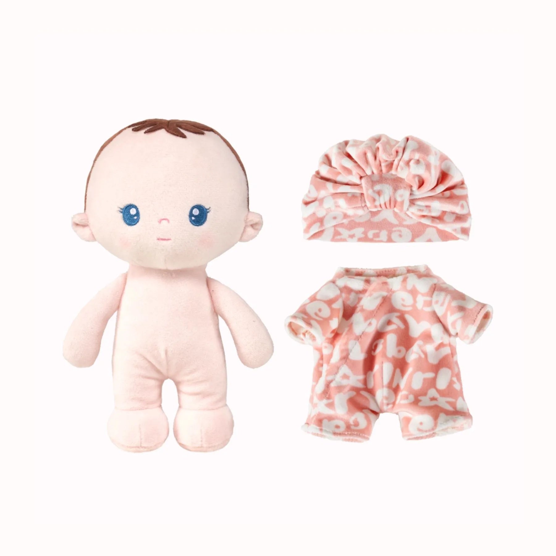 Personalized Lulu Baby Girl - Gentle Doll With Accessories