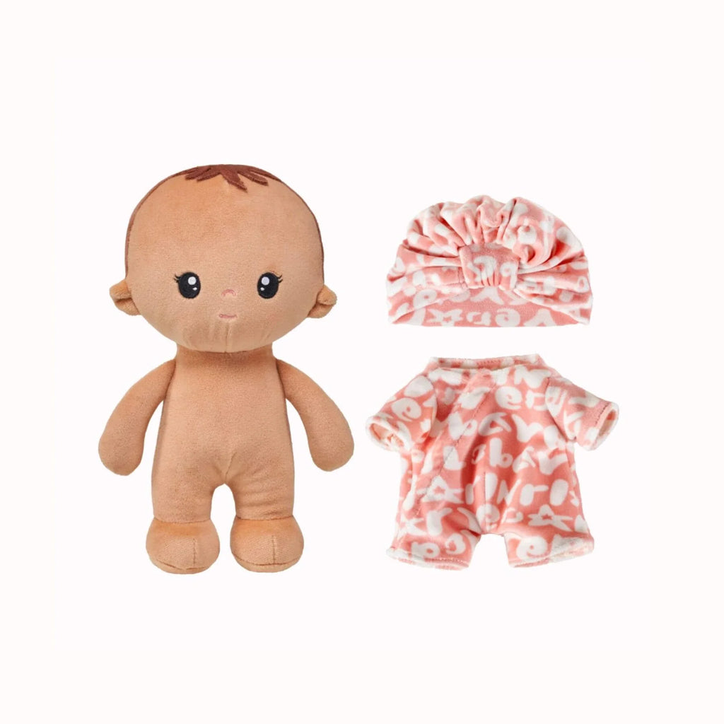 Personalized Lola Baby Girl - Cozy Doll Gift Set
