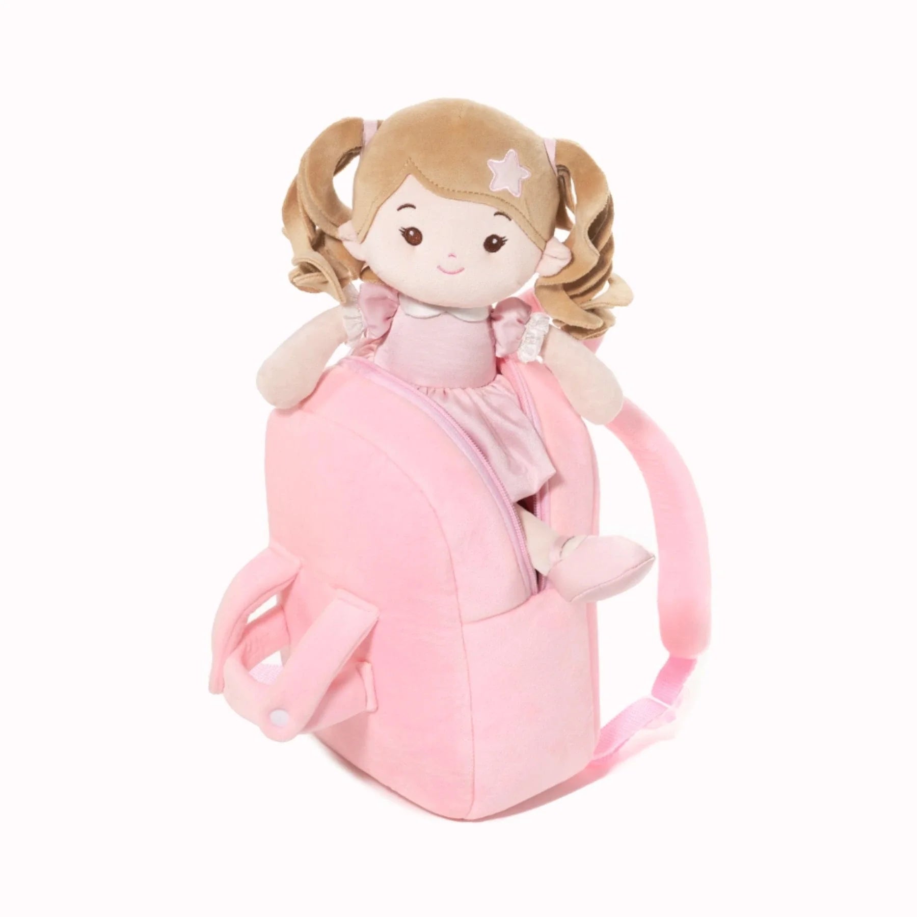 Personalized Princess Starlet Doll Backpack - Pink - Gift Ready Doll With Accessories