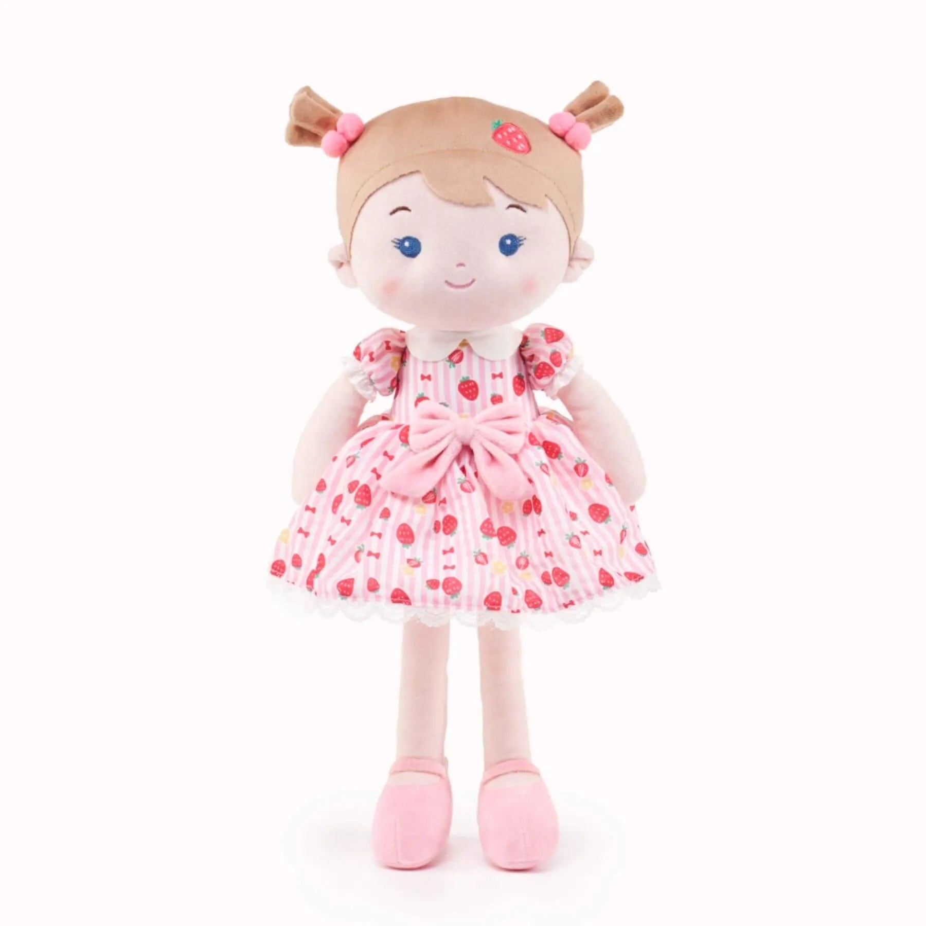 Personalized Strawberry Girl - Pink - Playroom Ready Doll For Gifting