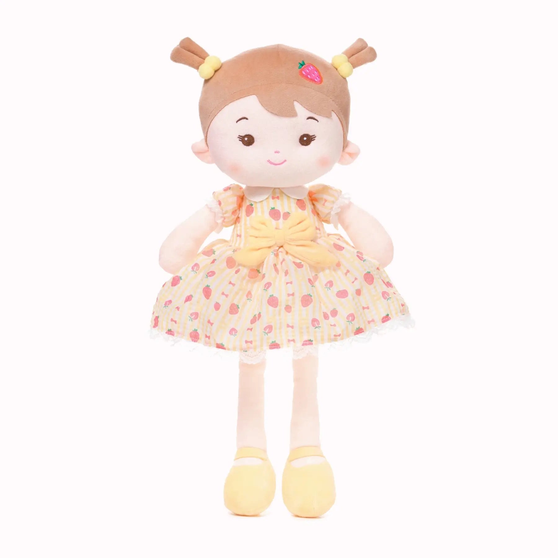 Personalized Strawberry Girl - Yellow - Collector Friendly Doll For Collectors