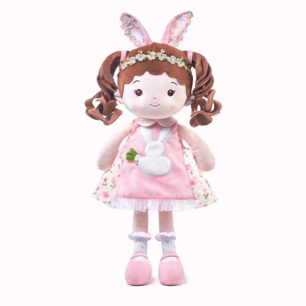 Personalized Bunny Girl - Cozy Dress Up Doll