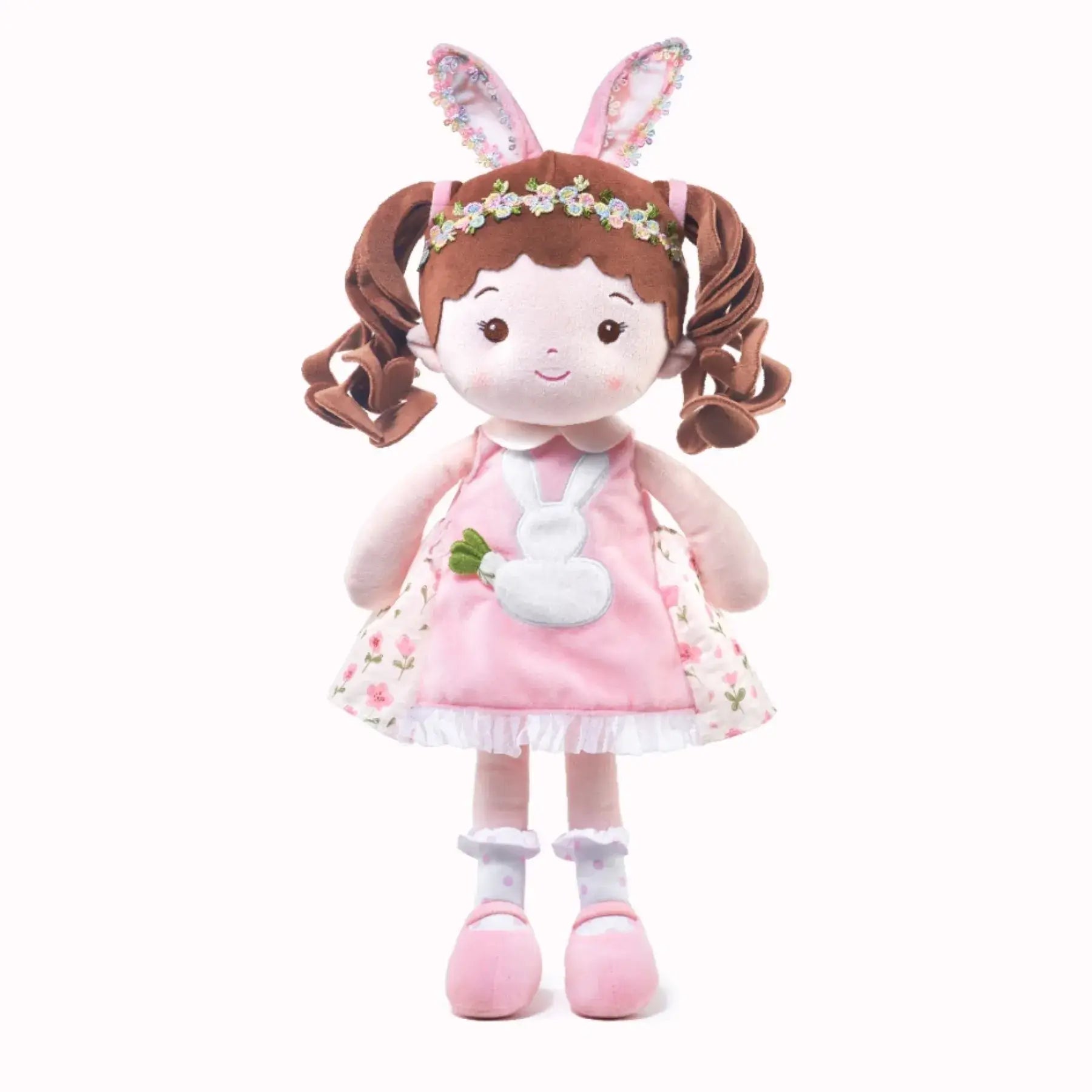 Personalized Bunny Girl - Cozy Dress Up Doll