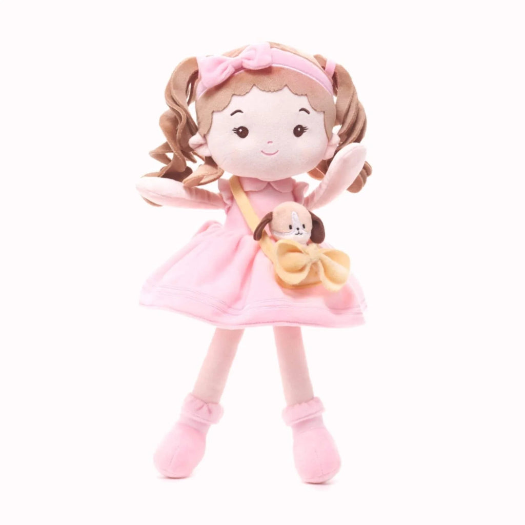 Personalized Milly Girl & Her Pet - Everyday Doll For Display