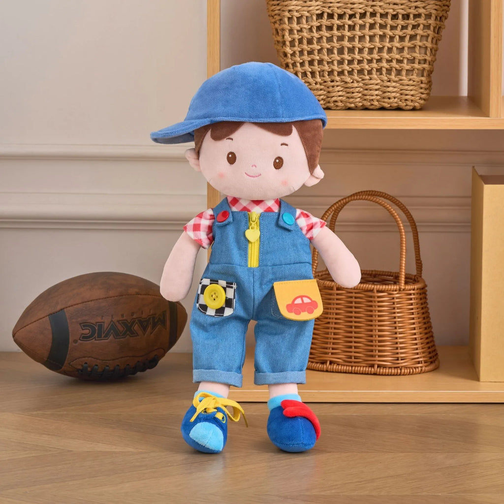 Personalized Crayon Charles - Montessori Doll - Sweet Doll Accessory Set
