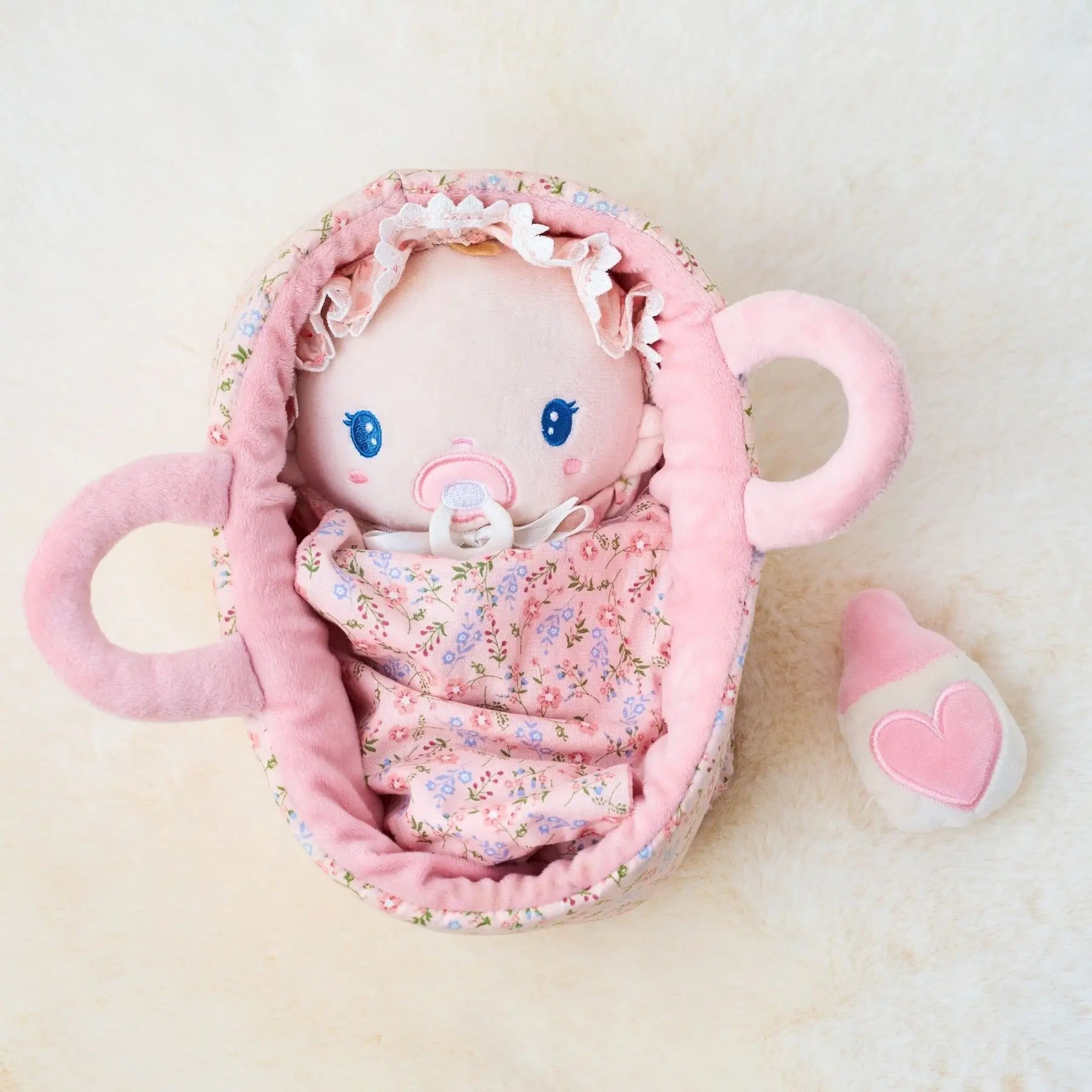 Personalized Cherry Baby Girl - Playroom Ready Doll Outfit Set