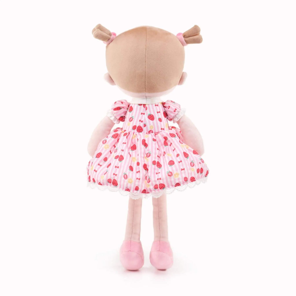 Personalized Strawberry Girl - Pink - Playroom Ready Doll For Gifting
