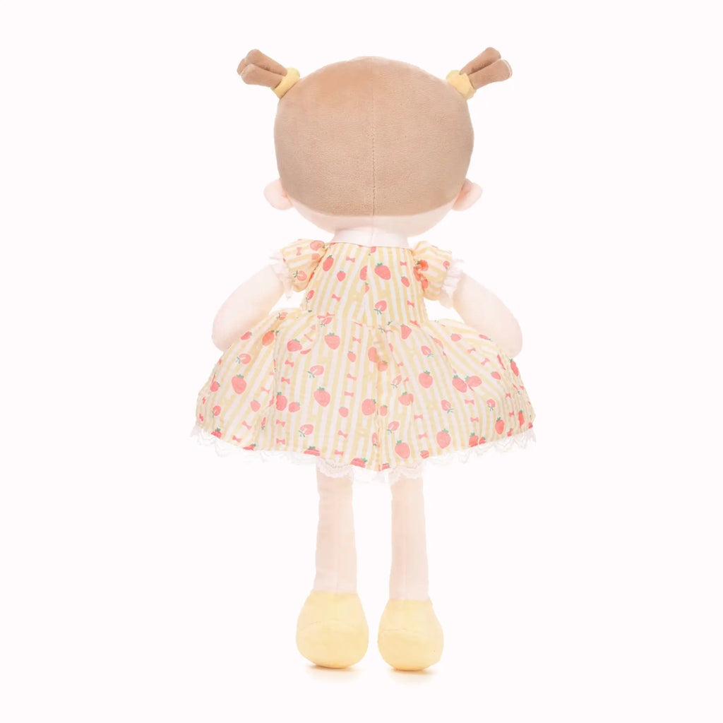 Personalized Strawberry Girl - Yellow - Collector Friendly Doll For Collectors