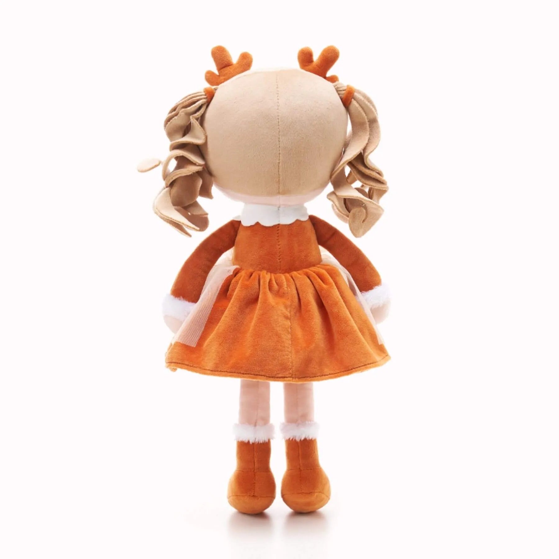 Personalized Reindeer Girl - Charming Doll Clothes Set