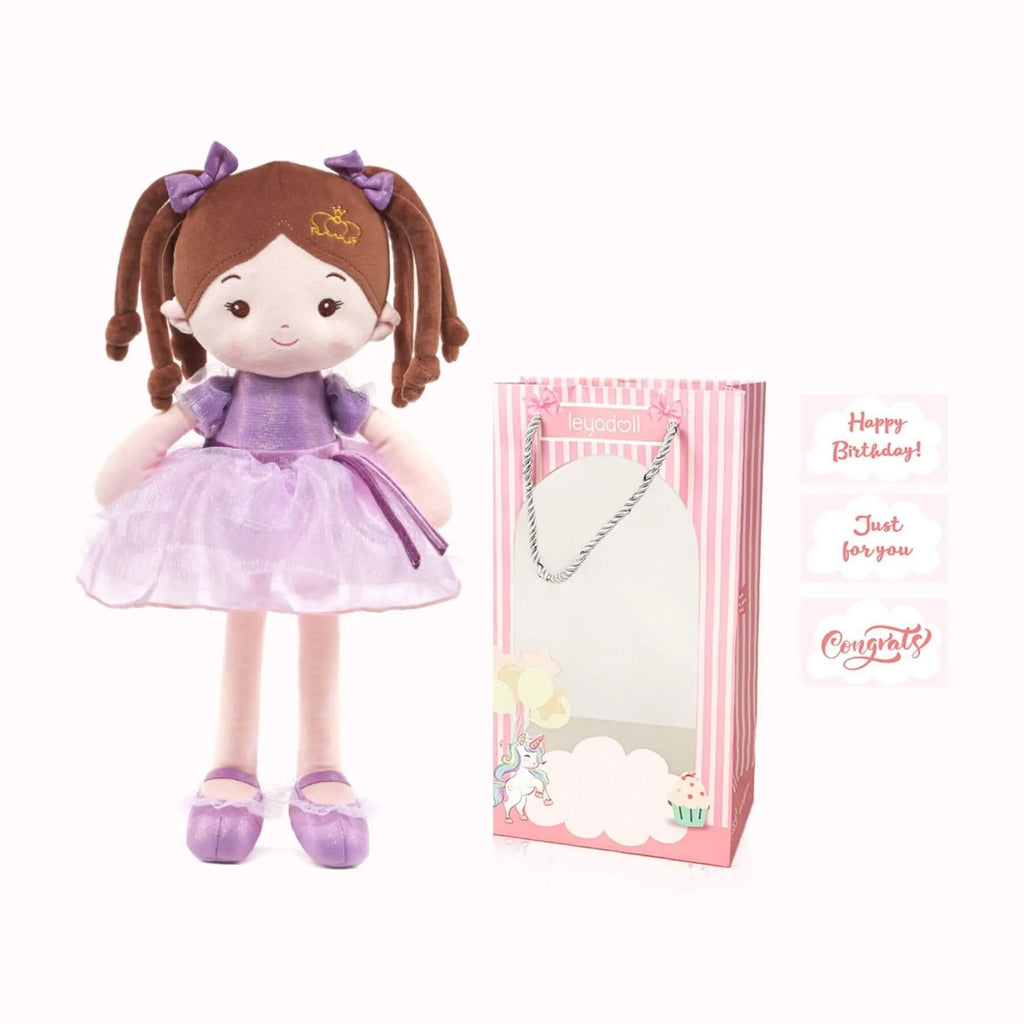 Personalized Princess Coral - Violet - Small Size Doll For Display