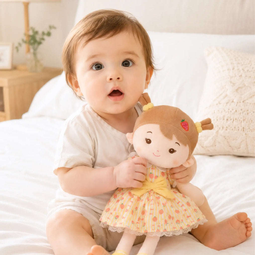 Personalized Strawberry Girl - Yellow - Collector Friendly Doll For Collectors
