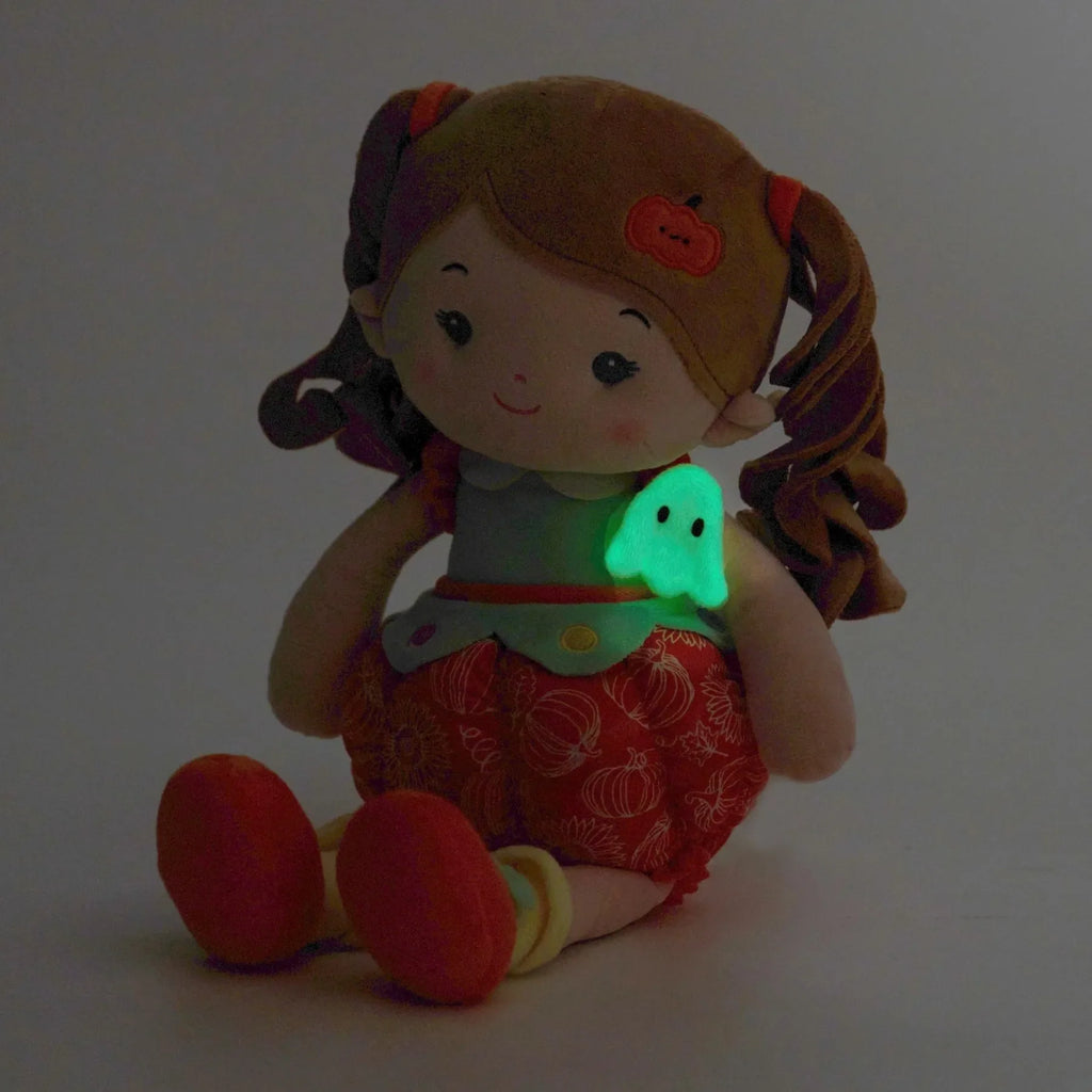 Personalized Pumpkin Girl (…Boo…) - Halloween Special - Playroom Ready Doll Gift Set