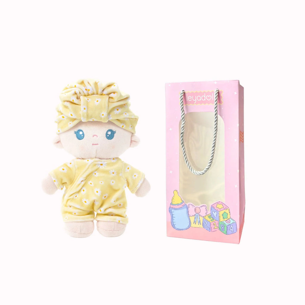 Personalized Pudding Baby Girl - Daisy - Charming Doll Outfit Set
