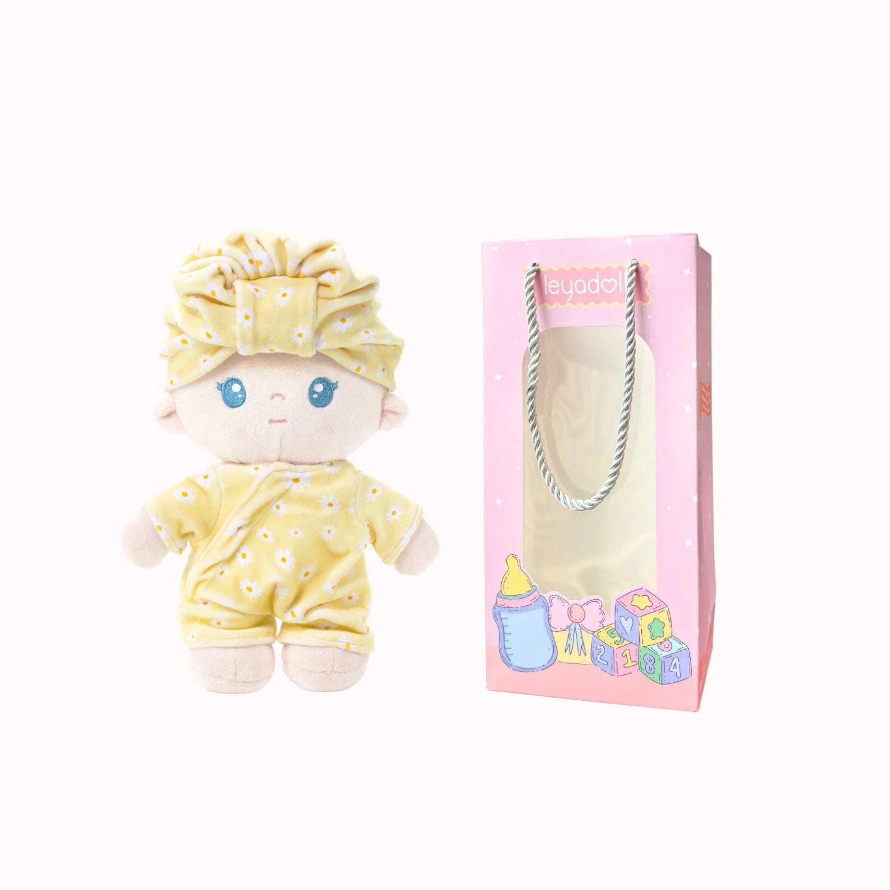 Personalized Pudding Baby Girl - Daisy - Charming Doll Outfit Set