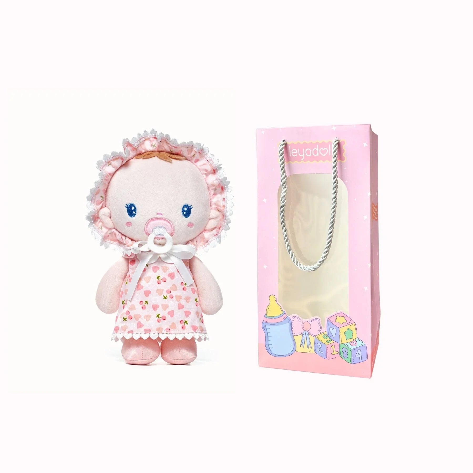 Personalized Cherry Baby Girl - Playroom Ready Doll Outfit Set