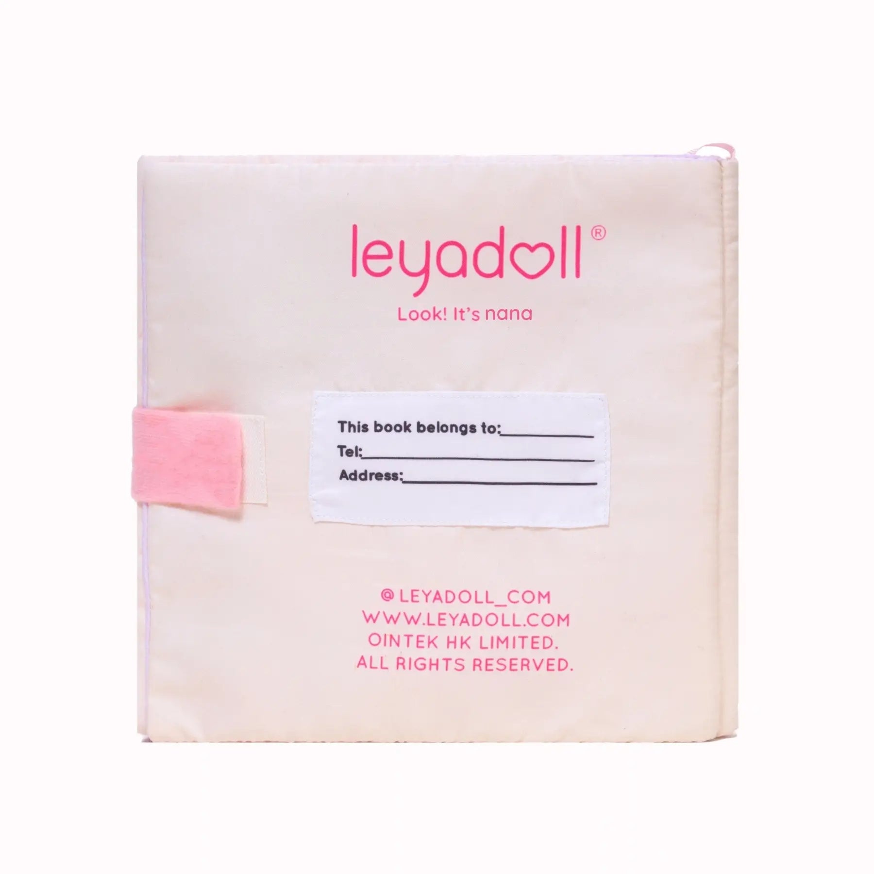 Look! It's Nana - Personalized Montessori Soft Book - Lovely Baby Doll