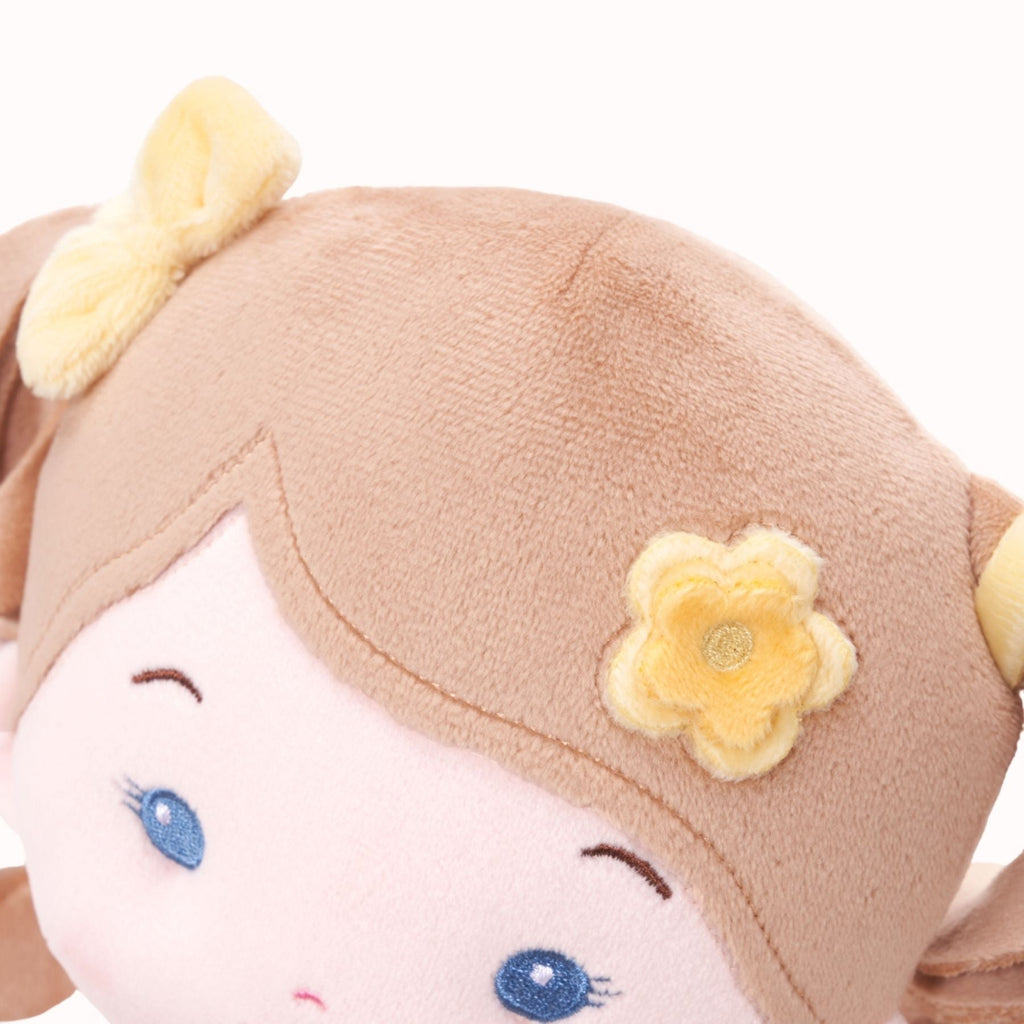 Personalized Daisy Girl - Yellow - Pretty Doll Clothes Set
