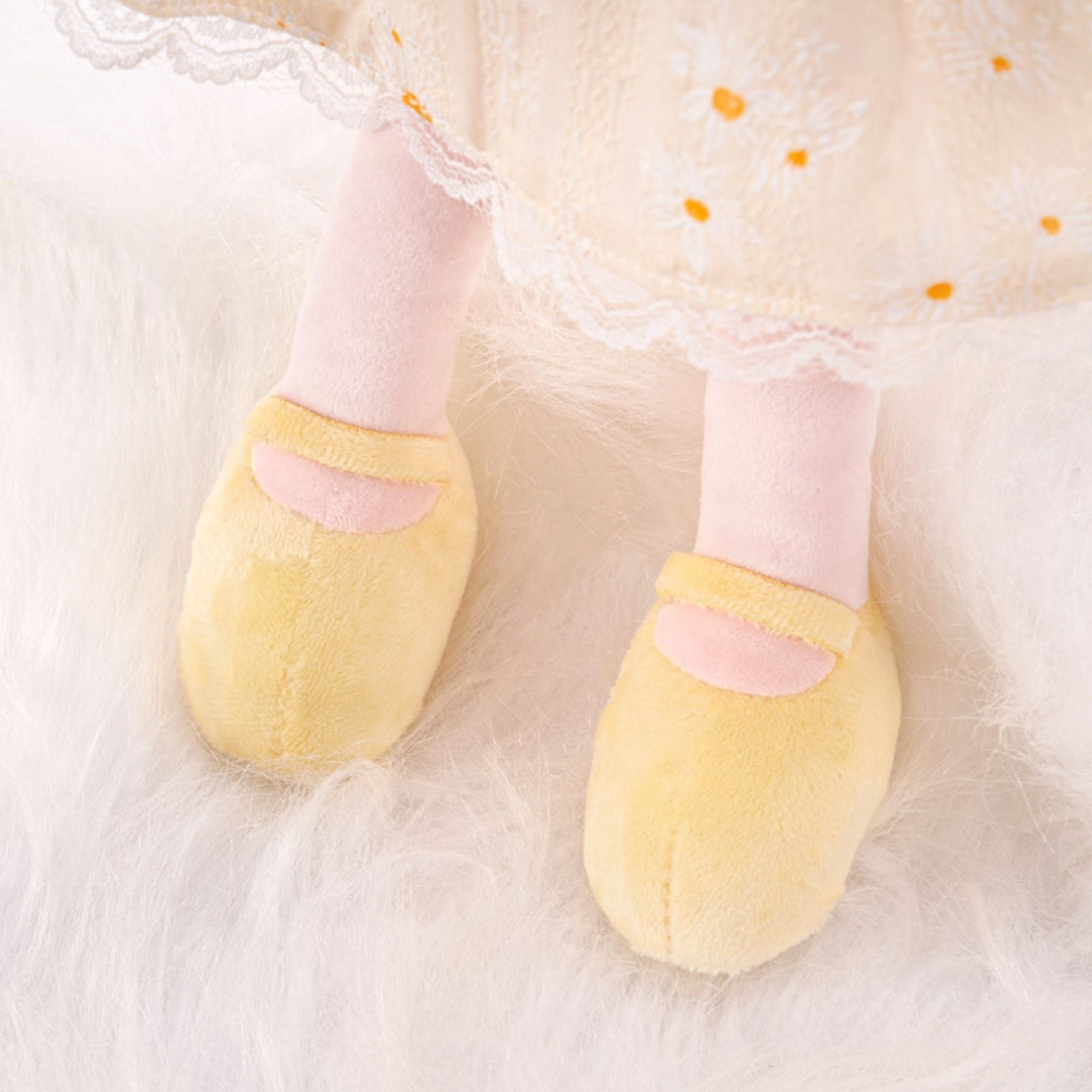 Personalized Daisy Girl - Yellow - Pretty Doll Clothes Set