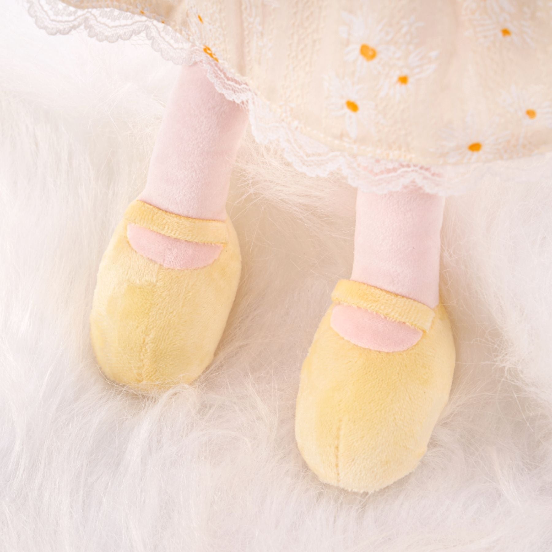 Personalized Daisy Girl - Yellow - Pretty Doll Clothes Set