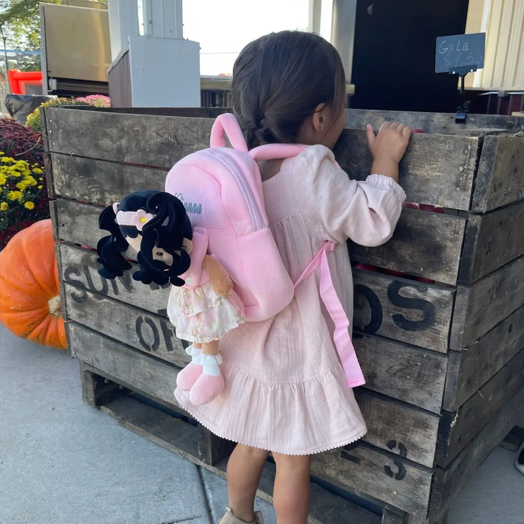 Personalized Princess Petal Doll Backpack - Everyday Doll Clothes Set