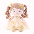 Personalized Daisy Girl - Yellow - Pretty Doll Clothes Set