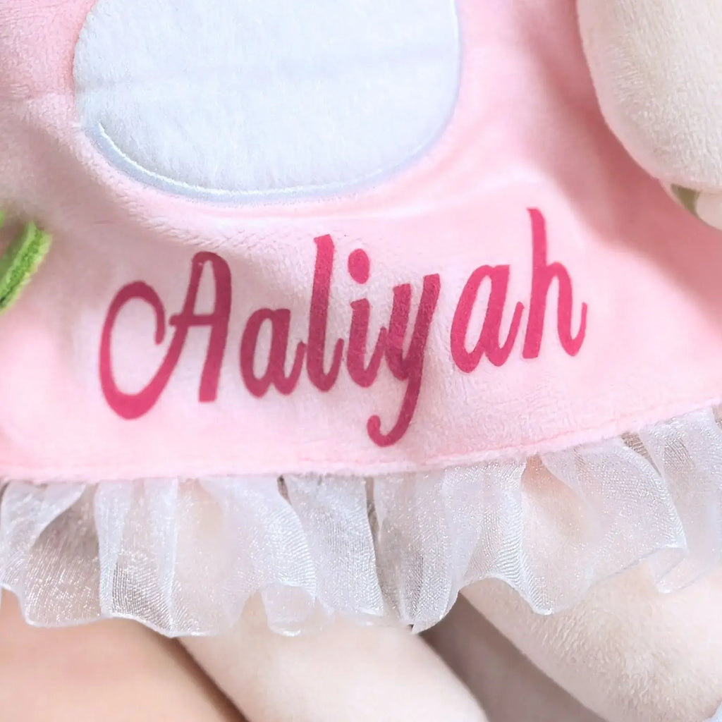 Personalized Bunny Girl - Cozy Dress Up Doll