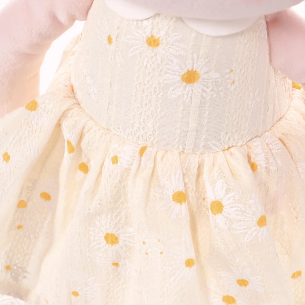Personalized Daisy Girl - Yellow - Pretty Doll Clothes Set