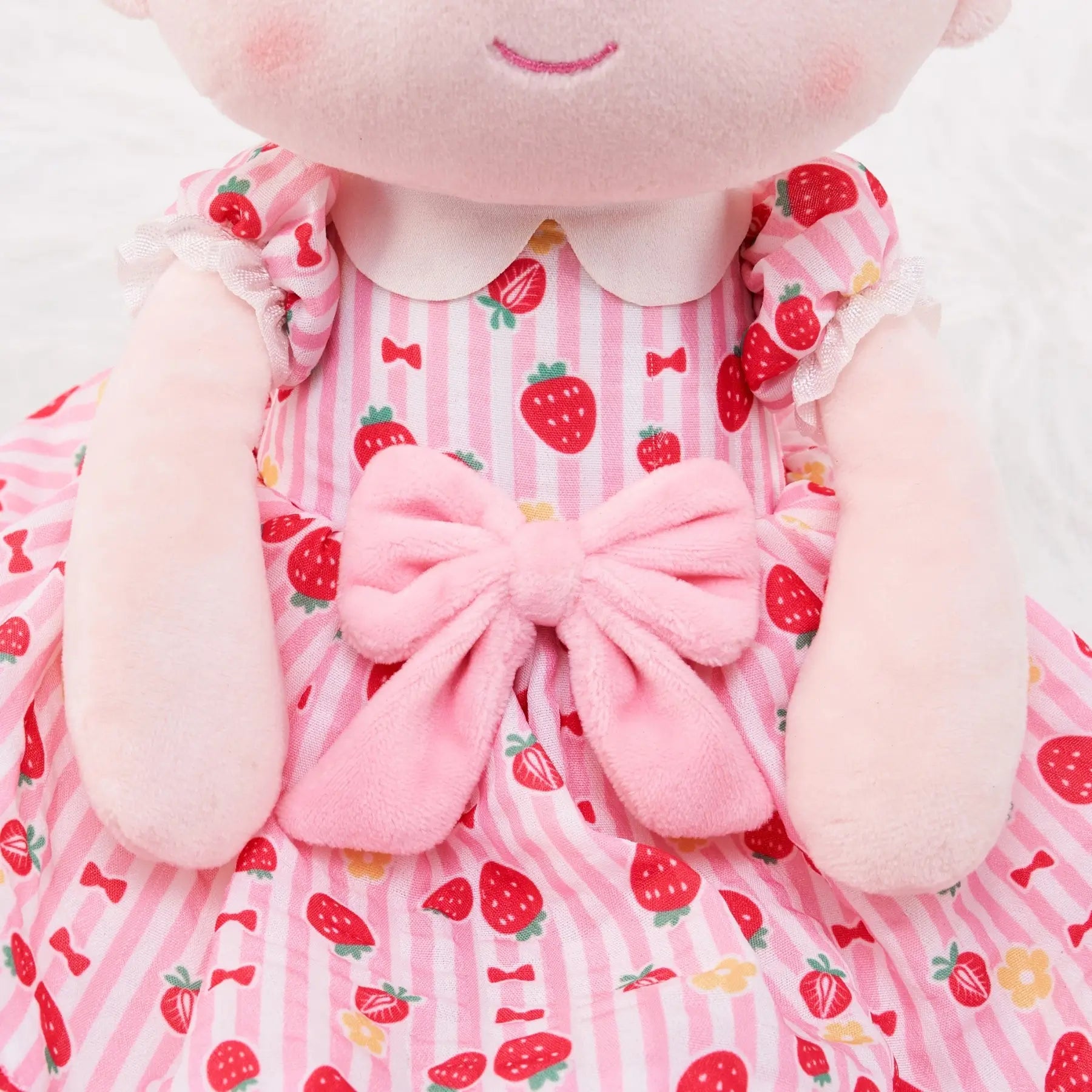Personalized Strawberry Girl - Pink - Playroom Ready Doll For Gifting