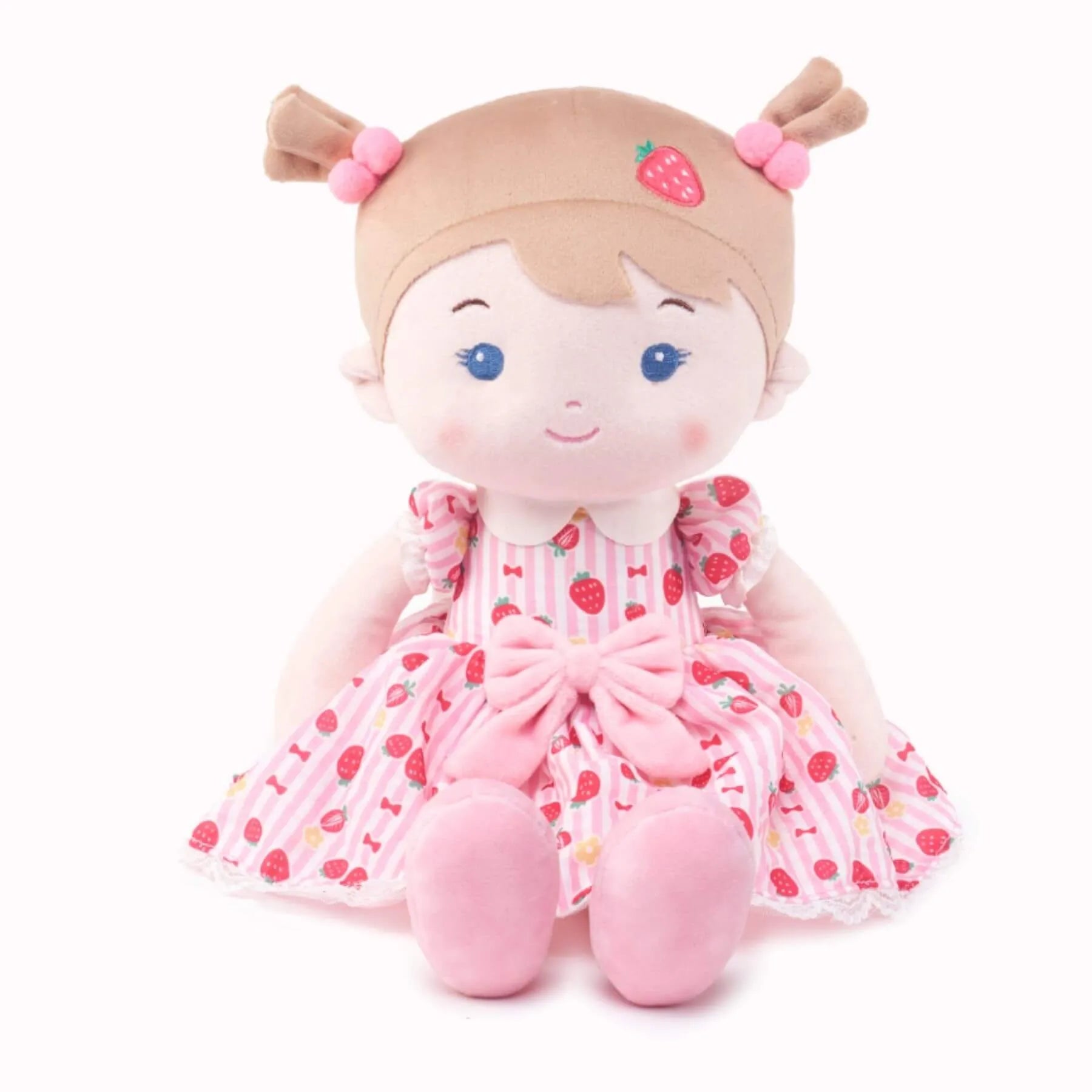 Leyadoll Soft Plush Personalized Leya Doll, My First Baby Doll - Cozy Doll For Display