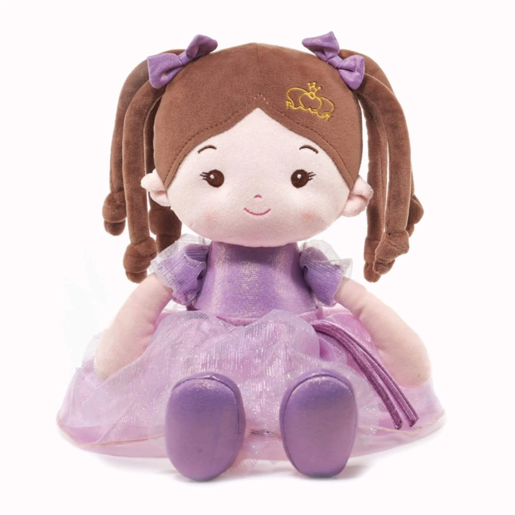 Personalized Princess Coral - Violet - Small Size Doll For Display