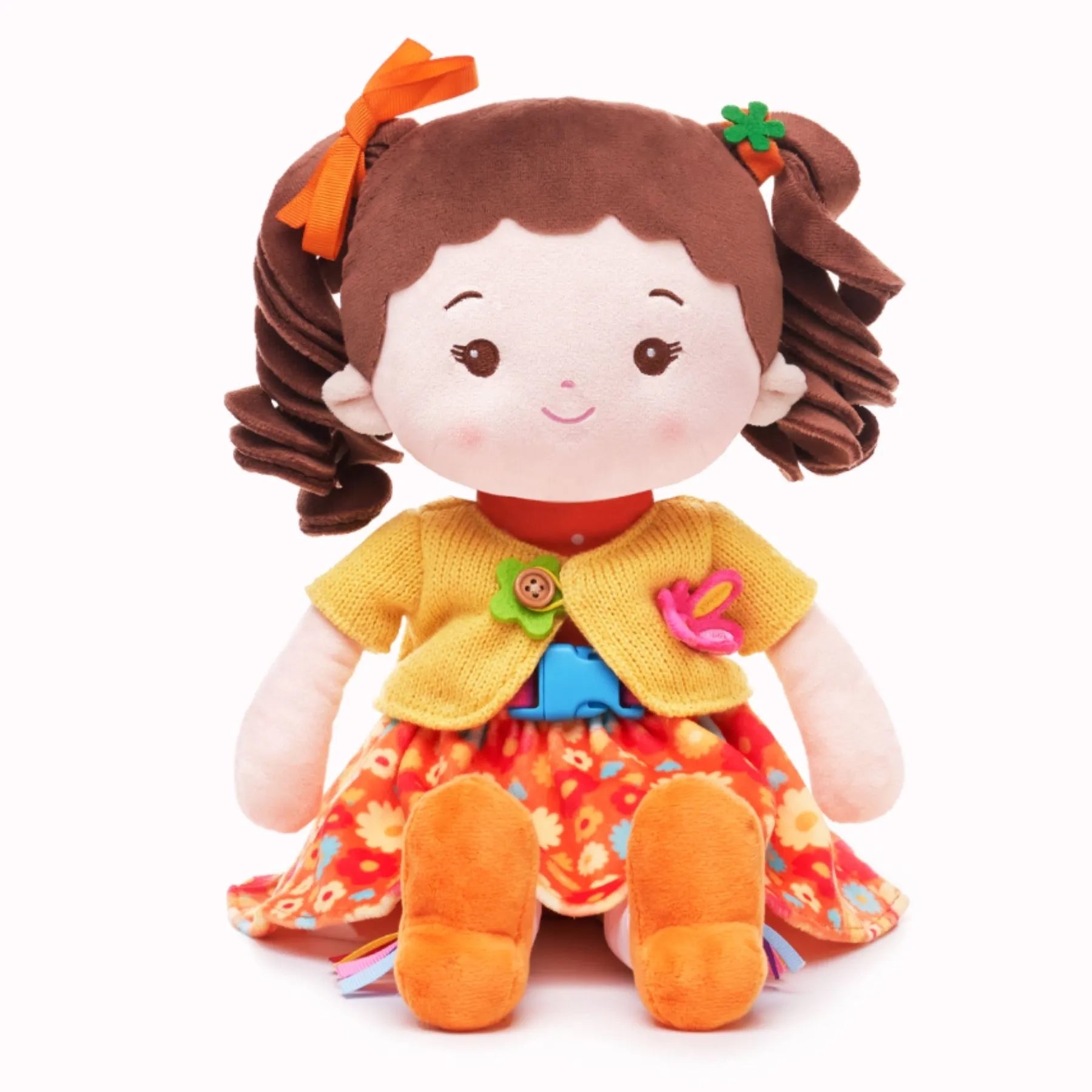 Personalized Flora Girl - Montessori Doll - Boutique Style Doll Collection