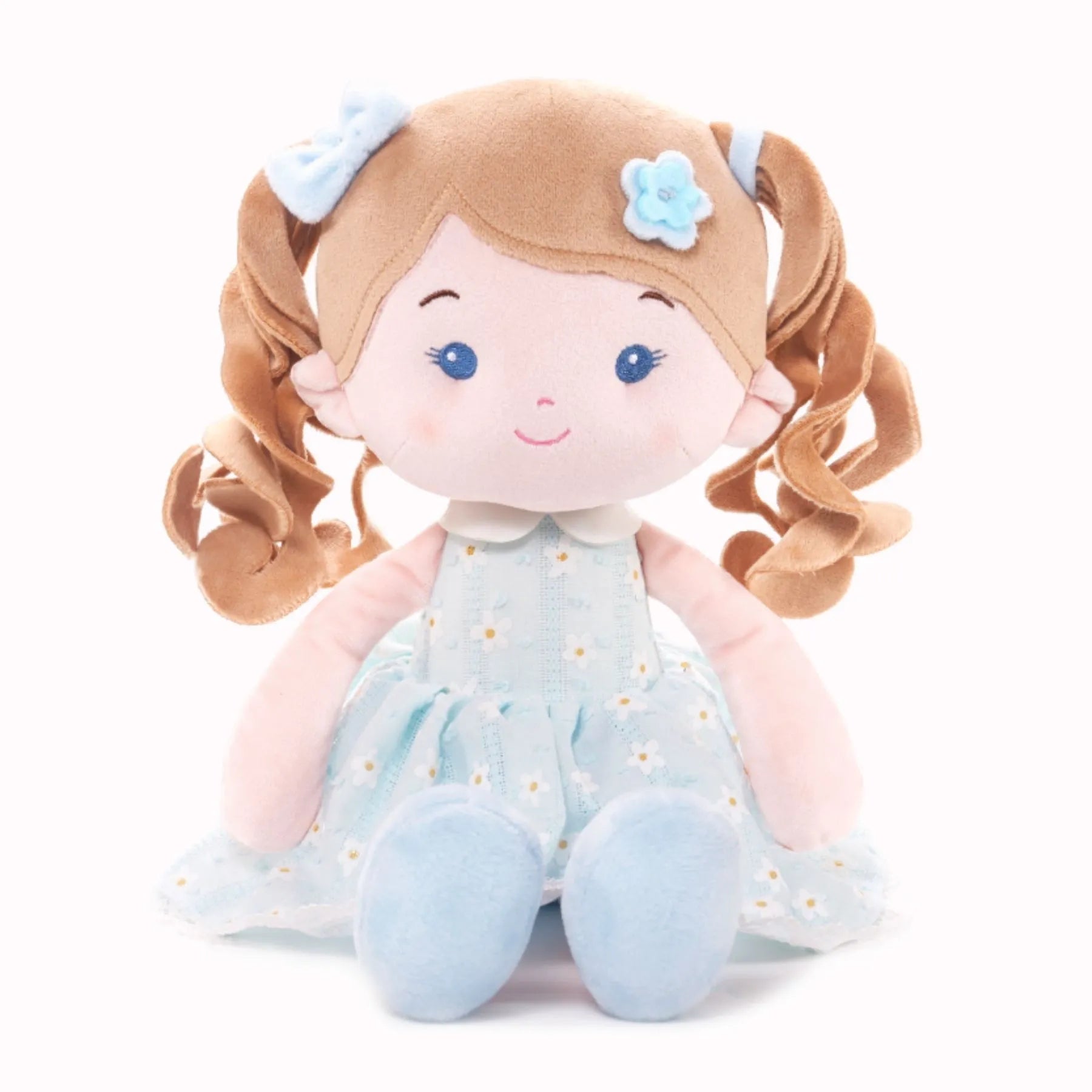 Leyadoll Soft Plush Personalized Leya Doll, My First Baby Doll - Cozy Doll For Display