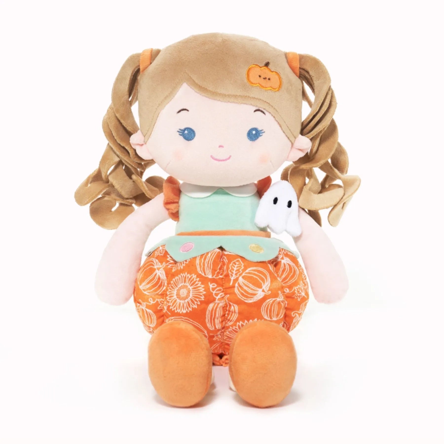 Personalized Pumpkin Girl (…Boo…) - Halloween Special - Playroom Ready Doll Gift Set