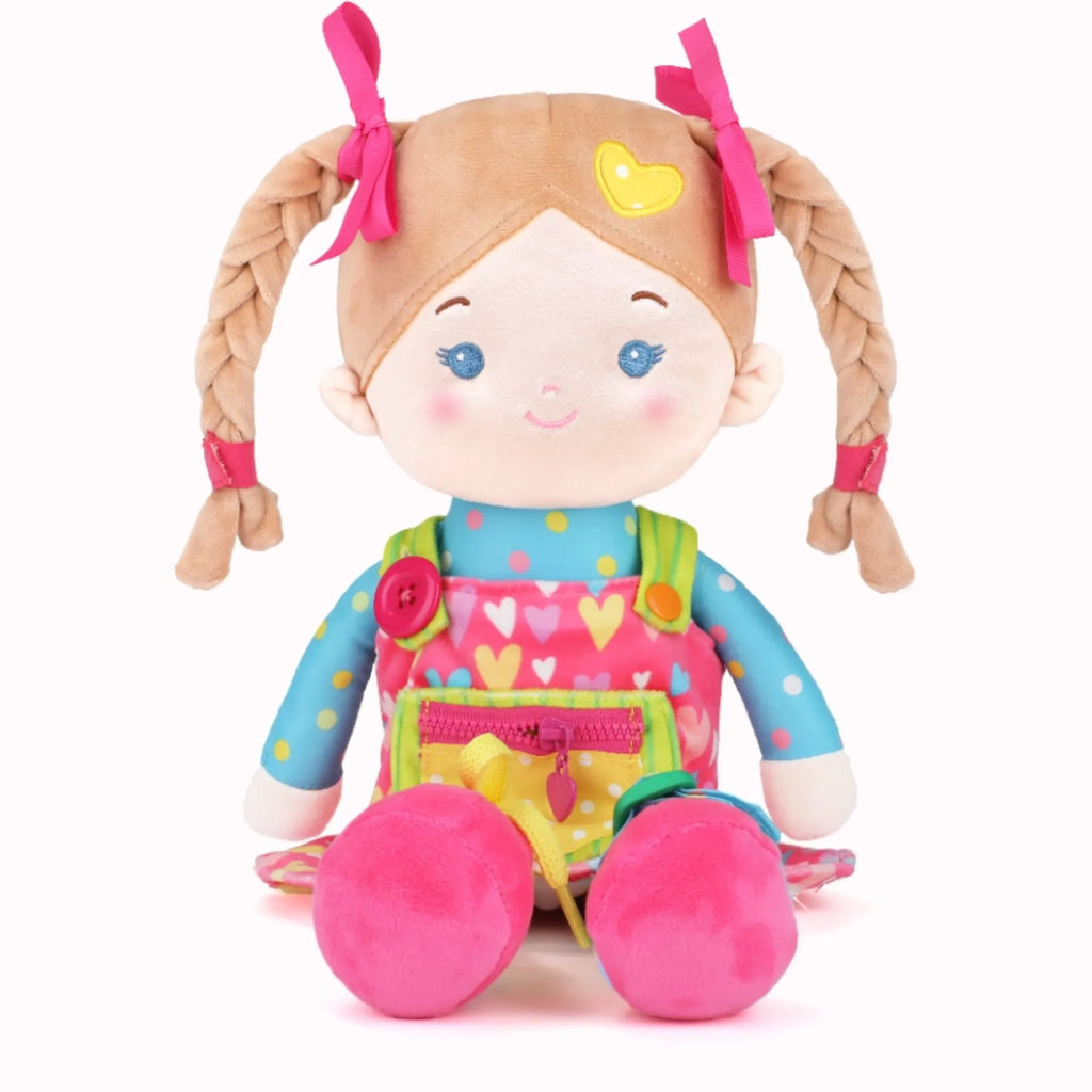 Personalized Sunnyheart Tilly Girl - Montessori Doll - Large Size Doll With Outfit