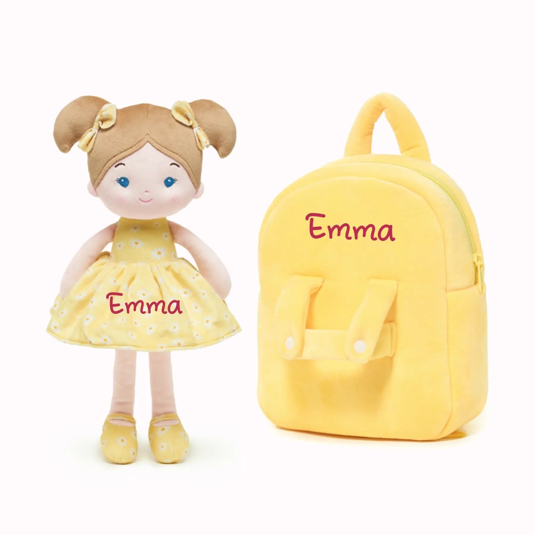 Personalized Doll Backpack - Stylish Plush Doll