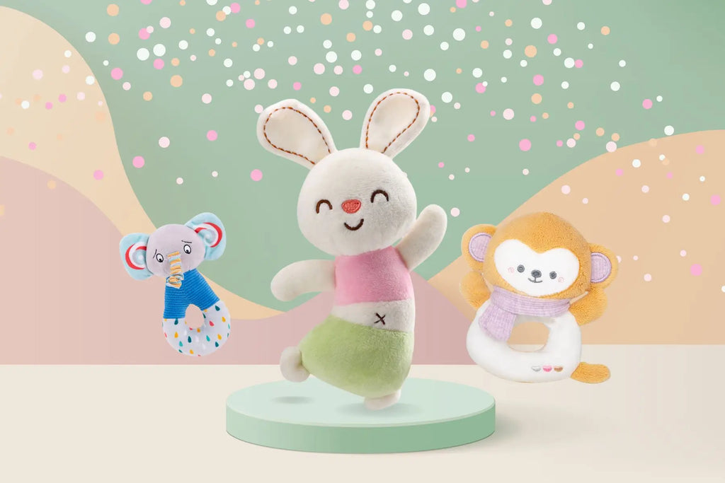 Leyadoll - Soft Baby Rattle Toy - Modern Doll With Accessories