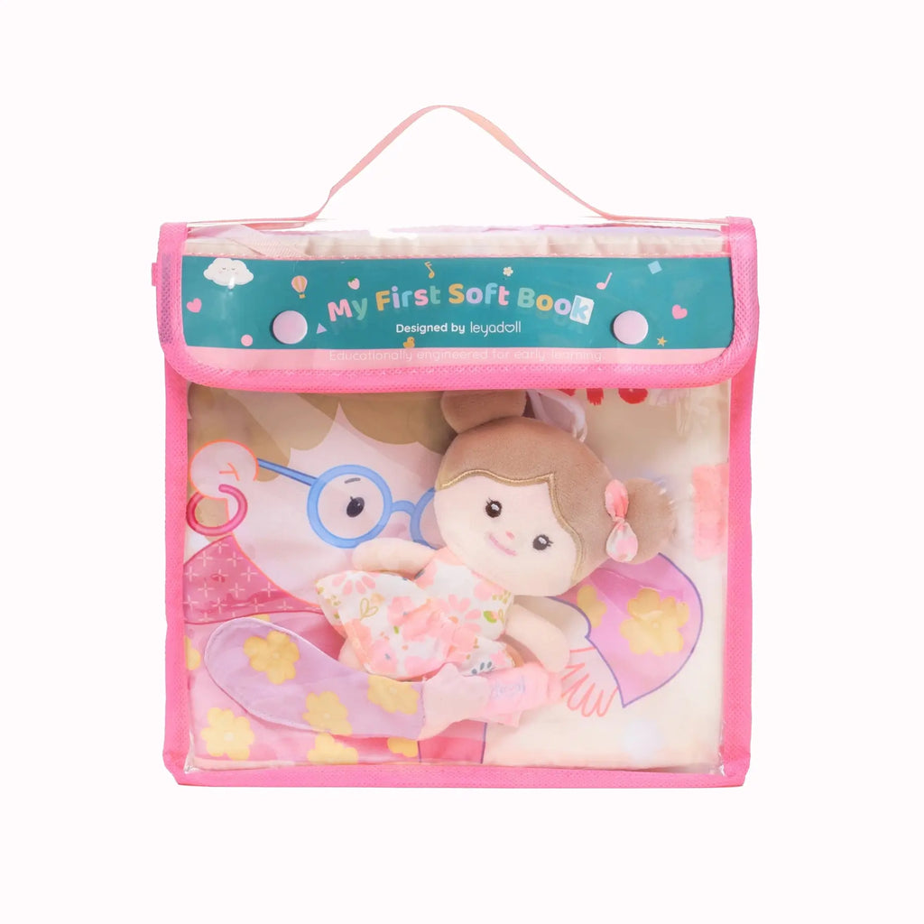 Look! It's Nana - Personalized Montessori Soft Book - Lovely Baby Doll